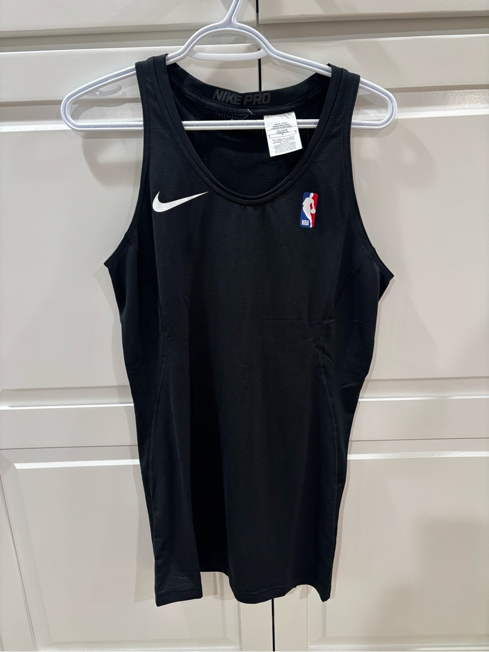 2025 Nike NBA Compression Tank Top Black Player Issued ALL SIZES! 880804-010